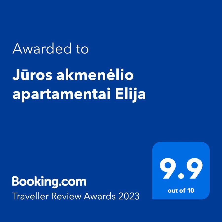 Juros Akmenelio Apartamentai Elija Šventoji Eksteriør bilde
